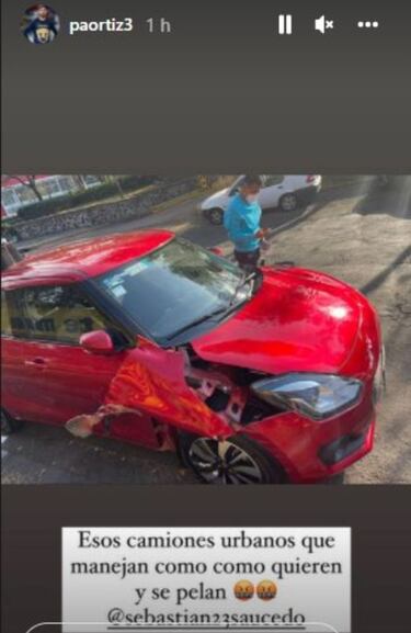 Saucedo y Ortíz sufrieron accidente automovilístico