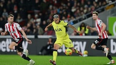 Brentford - Tottenham de Premier League, en directo