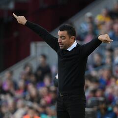 Barcelona manager Xavi says the league “is nearly over” after win against Osasuna at Camp Nou; Busquets talks about his future