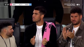 La genuina reacción de Alcaraz tras esta ‘marcianada’ de Messi: estuvo fino el realizador