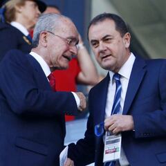 El alcalde anuncia una ayuda al Málaga de 1,5 millones