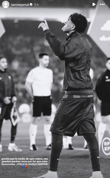 Mensaje esperanzador de Lamine