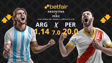Argentina vs. Perú: horario, TV, pronósticos, estadísticas y clasificación