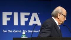 Joseph Blatter, en la rueda de prensa.