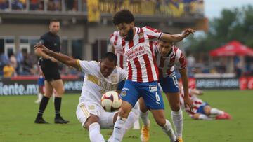 Chivas y Tigres empatan sin goles en partido amistoso