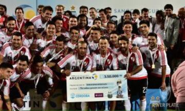 River Plate - El elenco millonario derrotó por 4-3 a Rosario Central y alzó la Copa Argentina. De paso aseguró su presencia en la próxima Copa Libertadores.