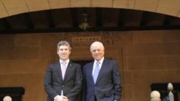 El presidente del BBVA le deseó suerte al Athletic