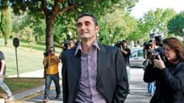<b>ADIÓS. </b>Valverde se despidió ayer del Espanyol.