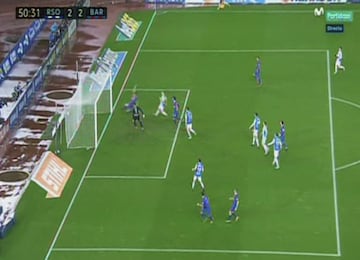 2-2. Luis Suarez anot¨® el gol del empate.