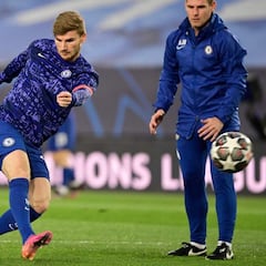 Un impreciso Timo Werner acaba en la diana