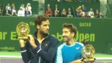 Feliciano y Marc L&oacute;pez, campeones en Doha.