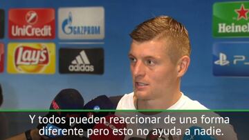 El reproche de Toni Kroos al Bernabéu por los pitos a Bale