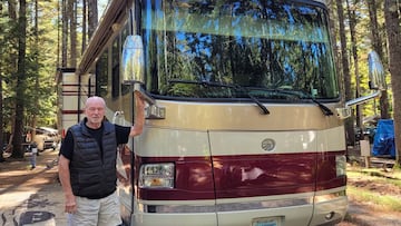 Un jubilado de 81 años explica el triste motivo por el que vive en su caravana 6 meses al año: “Hoy tengo muchas deudas”