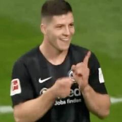 Con el gol entre ceja y ceja: Jovic, el nuevo killer del Madrid