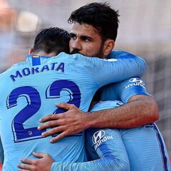 Simeone no dudó y probó con Griezmann, Costa y Morata juntos