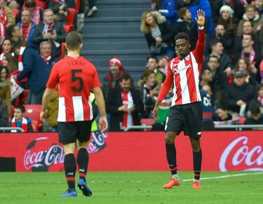 Iñaki Williams scores first goals in San Mamés in over two years