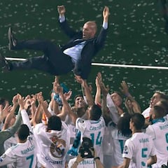 Bale, único jugador del Madrid que no se despide de Zidane