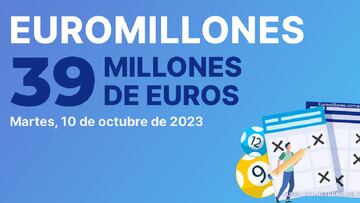 Euromillones: comprobar los resultados del sorteo de hoy, martes 10 de octubre