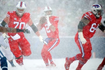 El New Era Field de Buffalo se pintó de blanco con la espectacular nevada que cayó en el juego entre los Indianapolis Colts y los Buffalo Bills. El juego terminó 13-7 en favor de los Bills. La temperatura estaba en -2 grados centígrados con vientos de 29 kilómetros por hora.