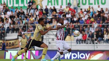 Diego Herazo y Jeisson Quiñones en Águilas Doradas vs Tolima.