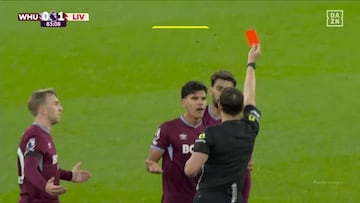 La roja a Paquetá, que fue investigado por apuestas, que ha levantado suspicacias en redes