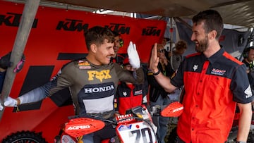 Rubén Fernández, en el MXGP de Gran Bretaña.