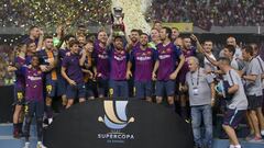 El Bar&ccedil;a conquist&oacute; la &uacute;ltima Supercopa, celebrada en T&aacute;nger.