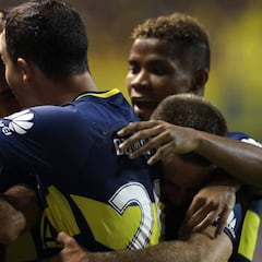 Boca gana y sigue líder en el regreso de los 3 colombianos