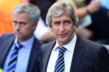 Manuel Pellegrini y José Mourinho se verán las caras en un partido decisivo para la Premier.