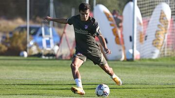 Manu Sánchez con el Atlético.