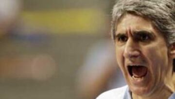 <b>BUEN PERDEDOR</b>. El técnico helénico reconoció la calidad del juego español y aceptó su derrota.