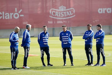 Las primeras postales de Berizzo dirigiendo a la Roja