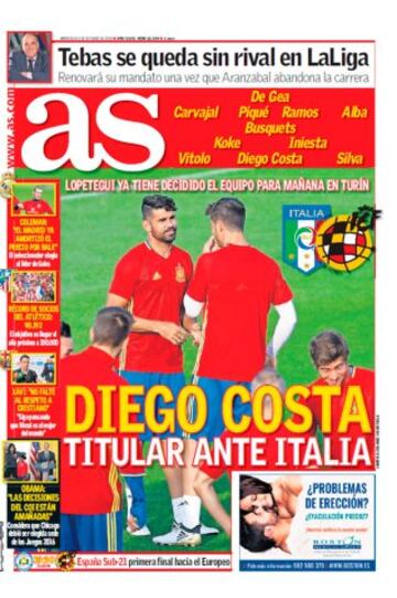 Las portadas de AS de octubre