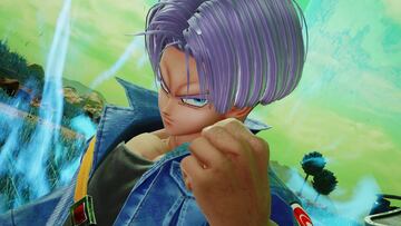 Trunks es un personaje muy conocido de Dragon Ball. Hijo de Bulma y de Vegeta, desde niño ha entrenado duro y ha sido capaz de sacar partido a su poder saiyan, un poder heredado de su padre que se mezcla con su sangre terrícola. 