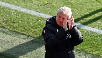 Roy Hodgson, durante un partido de la Premier League.