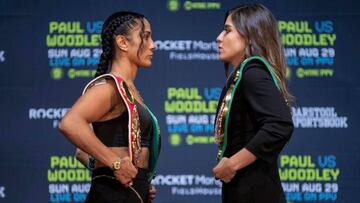 Amanda Serrano y Yamileth Mercado.