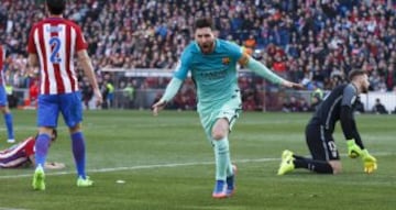 Gol 1-2 de Messi en el minuto 85, que le da la victoria al Barcelona 