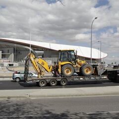 Después de la fiesta, continúan las obras en el Wanda Metropolitano