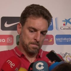 Gasol no se quiso perder la fiesta: "Se sufre más por la tv"