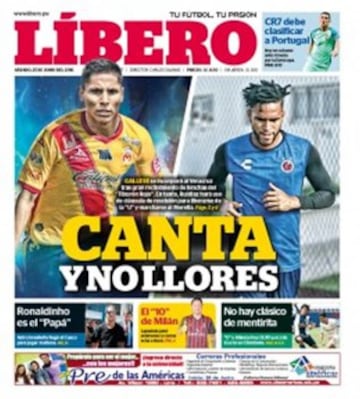 Portadas de la prensa mundial