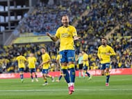 10/01/2026 FUTBOL SEGUNDA DIVISION TEMPORADA 25/26 PARTIDO UD LAS PALMAS - DEPORTIVO DE LA CORUÑA gol jese