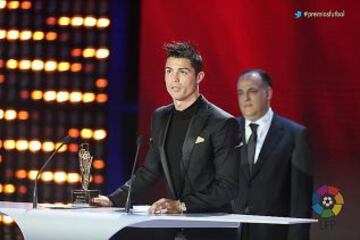 Cristiano Ronaldo, premio especial de la LFP al jugador más valioso.