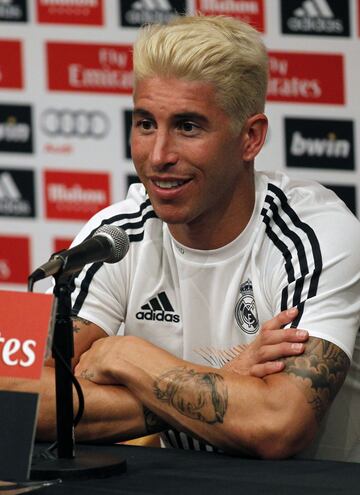 Así ha cambiado el look de Sergio Ramos en el Real Madrid