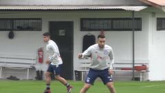 Intensidad y precisión: la práctica de Zaldivia que dejó contento a Berizzo