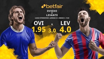 Real Oviedo vs. Levante UD: horario, TV, estadísticas, clasificación y pronósticos