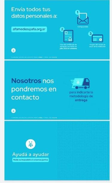 La AFA regalará ropa deportiva las personas recuperadas de COVID-19 que donen plasma