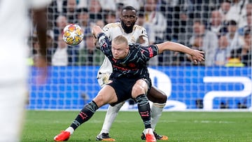 Rüdiger y Haaland, el curso pasado.