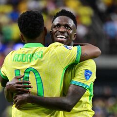 Bruno Guimarães: “Vini y Rodrygo son nuestros Ronaldo y Ronaldinho”