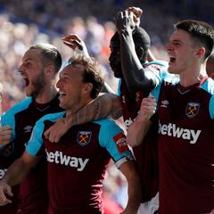 Sin Chicharito, West Ham le pega de visita al Leicester