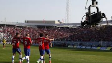 La &uacute;ltima vez que la Roja jug&oacute; en el Monumental fue ante Colombia en el camino a Brasil 2014. Borghi a&uacute;n era el DT.